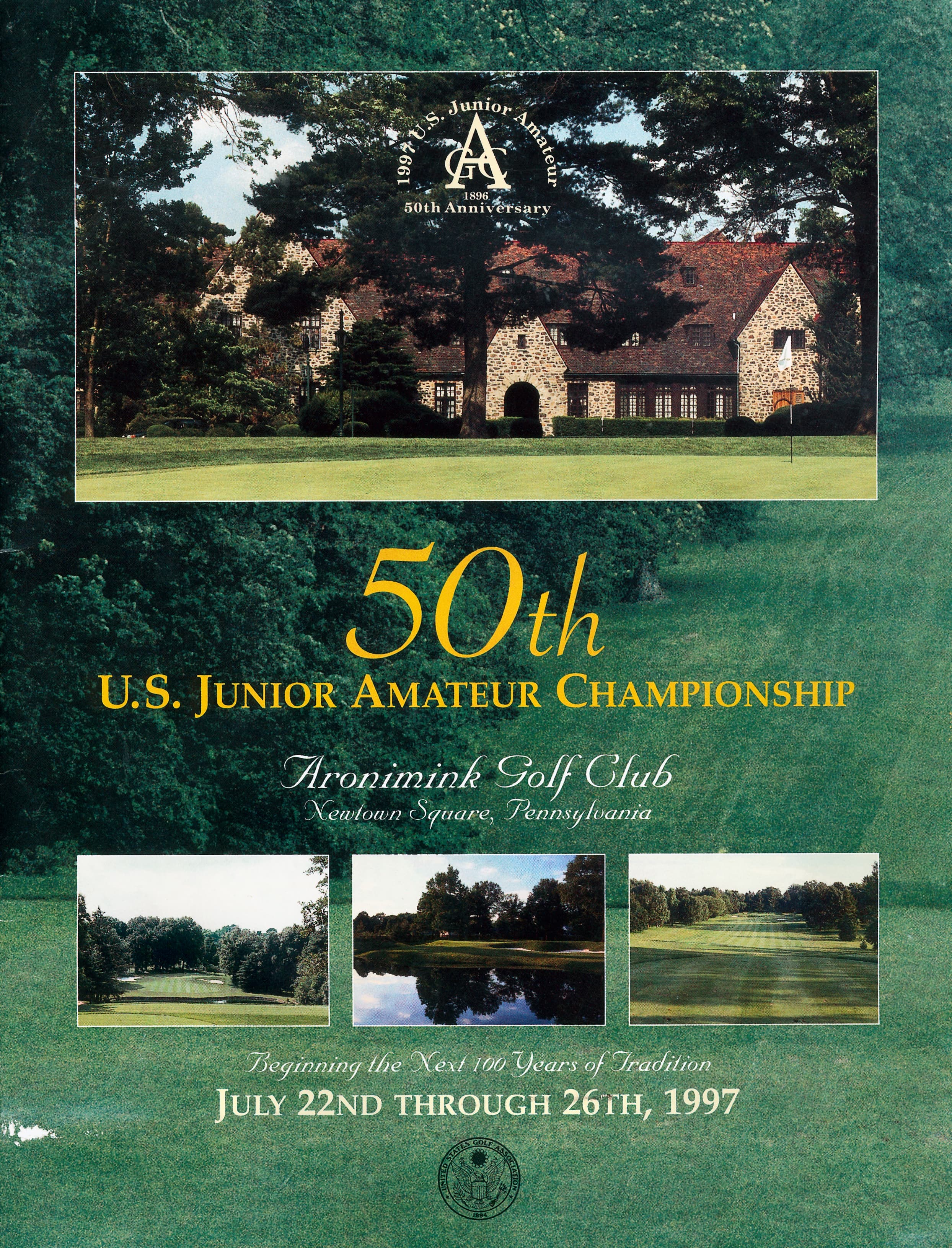 Championship golf course at Aronimink 13